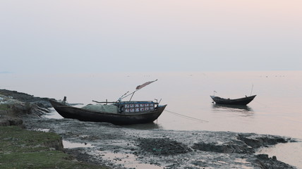Fototapeta premium Fishing Boat in Beach
