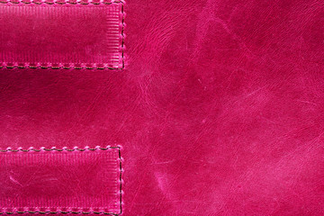 Abstract background. Fragment of a leather product. Space for lettering and design