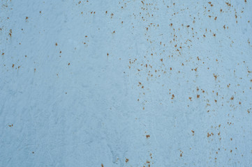 blue old background with patches of rust