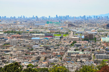 Fototapeta premium 大阪の都市風景