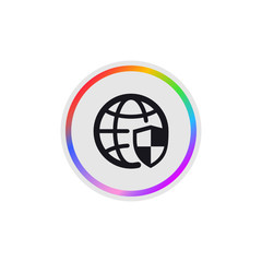 Web Protection -  Modern App Button