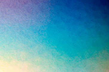 Fototapeta na wymiar Abstract illustration of blue, green Impasto background
