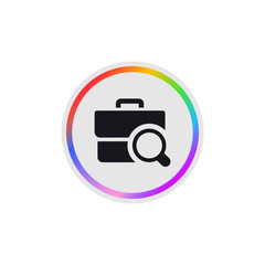 Search for Job -  Modern App Button