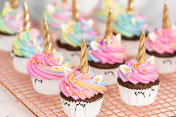 Unicorn cupcakes