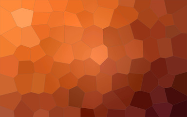 Fototapeta na wymiar Abstract illustration of brown pastel Big Hexagon background, digitally generated.