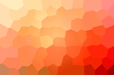Fototapeta na wymiar Abstract illustration of orange Big Hexagon background