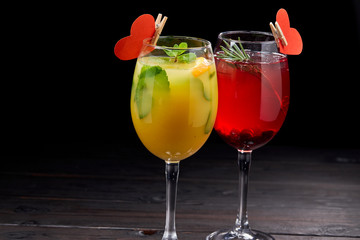 tasty cocktails for Valentine's Day