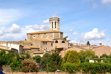 Fototapeta na wymiar village of La Pera, Girona province, Catalonia, Spain