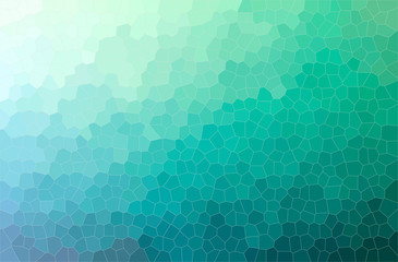 Abstract illustration of blue and yellow Small Hexagon background