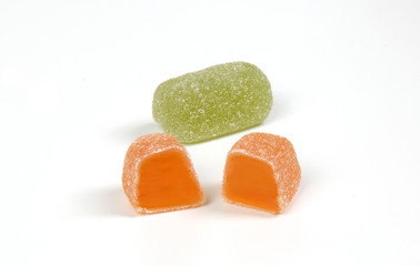 candies and one split in half