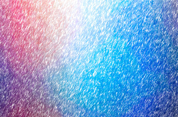 Illustration of blue and red abstract color pencil horizontal background.