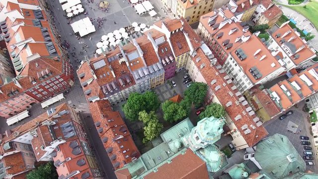 Warszawa, widok na stare miasto