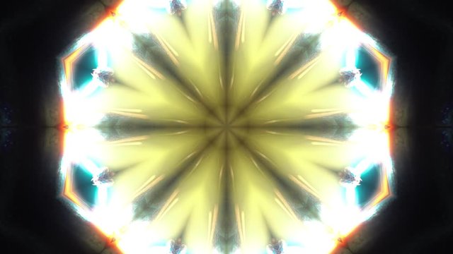 Autogenous fire kaleidoscope