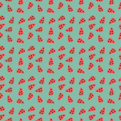 Seamless watermelon pattern