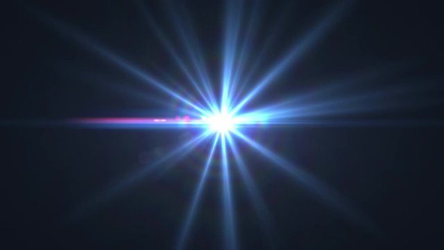 Pulsating gold light rays. Optical Lens Flare Effect, Light Burst. 4K Resolution. Very High Quality and Realistic. 60 Fps.