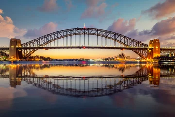 Papier Peint photo Sydney Harbour Bridge Landmarks of Sydney