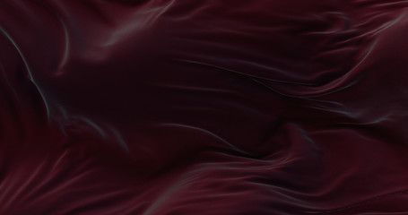 Closeup of rippled  silk fabric