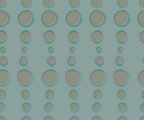 Seamless pattern with hand drawn circles, doodles. Vector illustration. EPS 10