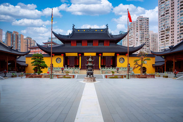 The  Buddha Temple in Shanghai