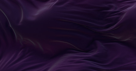 Closeup of rippled  silk fabric