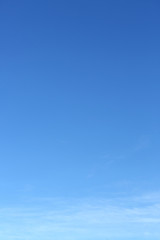 air on blue sky, clear weather day background