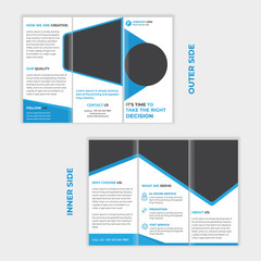 Corporate Trifold Brochure Design and Template