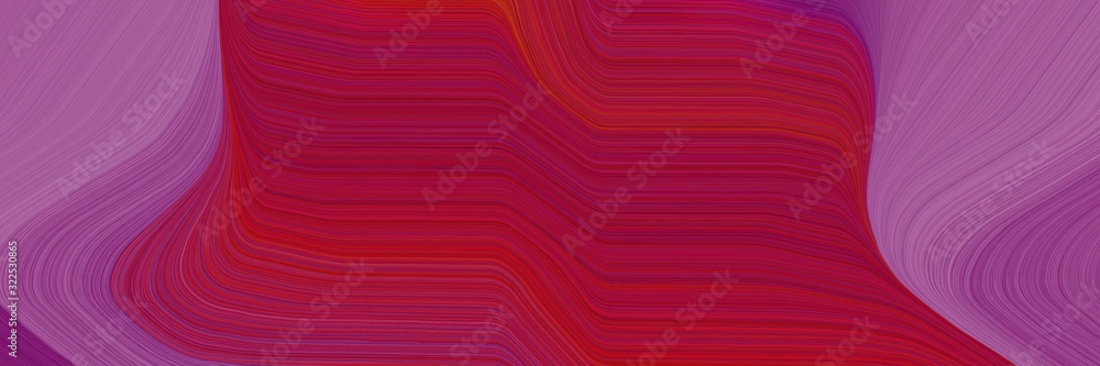 Poster flowing header with firebrick, antique fuchsia and dark moderate pink colors. dynamic curved lines with fluid flowing waves and curves