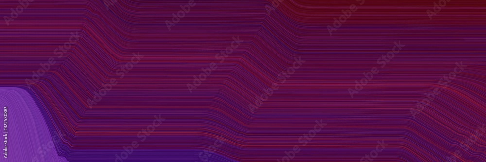 Poster modern designed horizontal header with very dark magenta, dark slate blue and dark pink colors. dyna