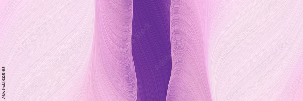 Poster dynamic header design with pastel pink, misty rose and dark slate blue colors. dynamic curved lines with fluid flowing waves and curves