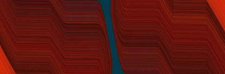 Fototapeta premium moving header design with dark red, maroon and firebrick colors. dynamic curved lines with fluid flowing waves and curves