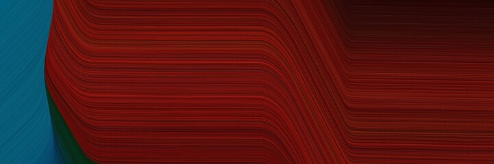 decorative horizontal header with dark red, very dark red and dark slate gray colors. dynamic curved lines with fluid flowing waves and curves