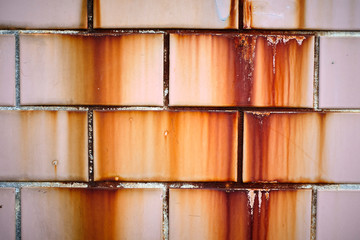Rusty Brick Background Texture Pattern