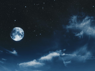 Obraz na płótnie Canvas big moon
