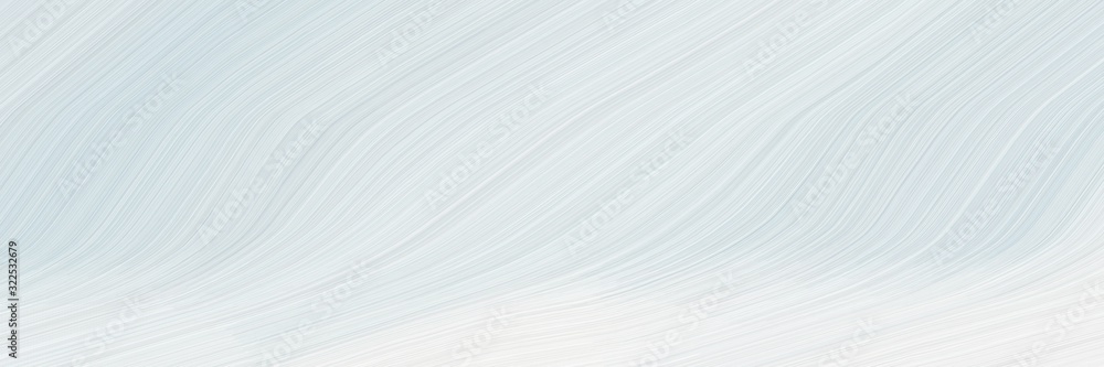 Poster surreal banner design with lavender, white smoke and light gray colors. dynamic curved lines with fl