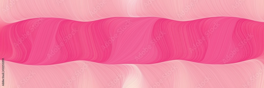 Poster surreal header with pastel magenta, mulberry and pale violet red colors. dynamic curved lines with f