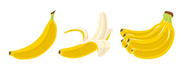 Foto op Plexiglas バナナのイラスト © Jonasan Kesuken