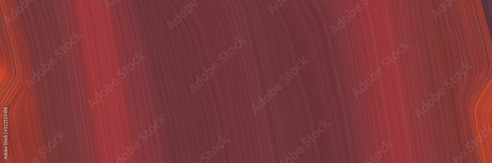 Poster flowing banner design with old mauve, sienna and coffee colors. dynamic curved lines with fluid flow