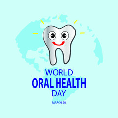 World Oral Health Day Concept. March 20.