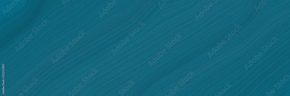 Poster dynamic header design with teal, teal blue and teal green colors. dynamic curved lines with fluid flowing waves and curves