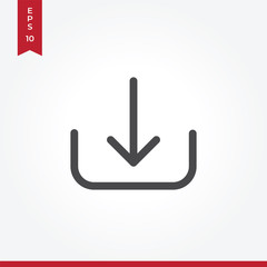 Download vector icon in modern style for web site and mobile app