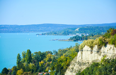 Lake Balaton in Hungary - obrazy, fototapety, plakaty