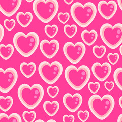 seamless pattern with hearts