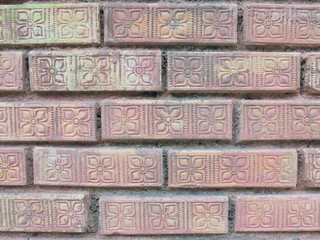  Ancient brick surface in the temple