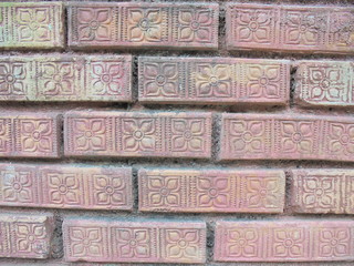  Ancient brick surface in the temple