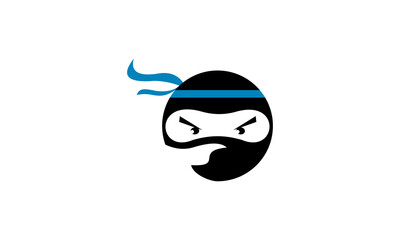 logo ninja vector