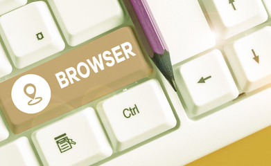 Handwriting text writing Browser. Conceptual photo Computer program Graphical user interface...