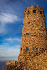 The desert view watchtower. Grand Canyon, Arizona, United States of America.