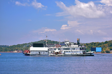 River Casino ship in Goa River