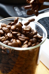 Tostao coffee laboratory, coffee beans from Colombia