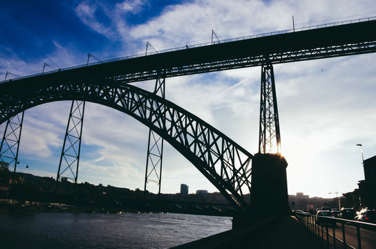 Porto, Portugal Bridge D. Lu&iacute;s I by Gustavo Effiel 